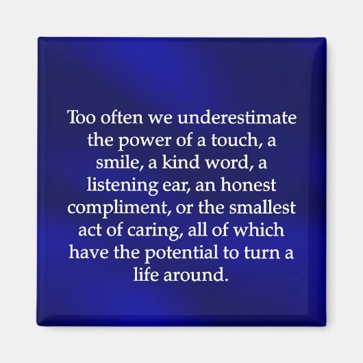 Aimant Petits actes de soins (Devant)