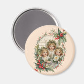 Aimant Petits Anges Noel (Recto/Verso)