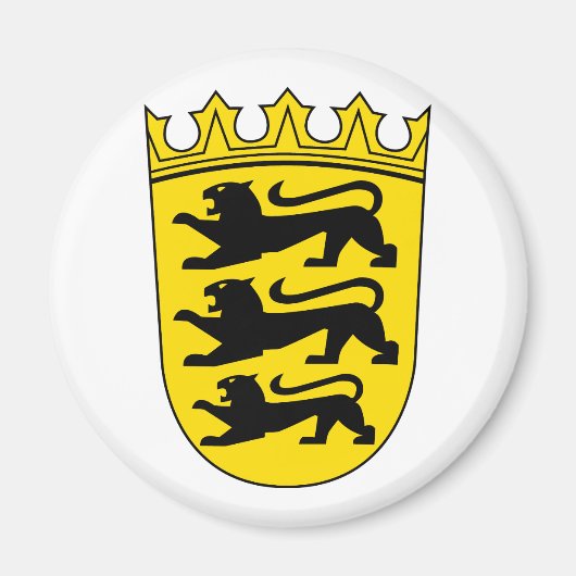 Aimant Petits armoiries du Bade-Wurtemberg (Devant)