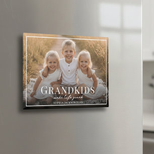 Aimant Petits-enfants rendent la vie grandiose Cadeau de
