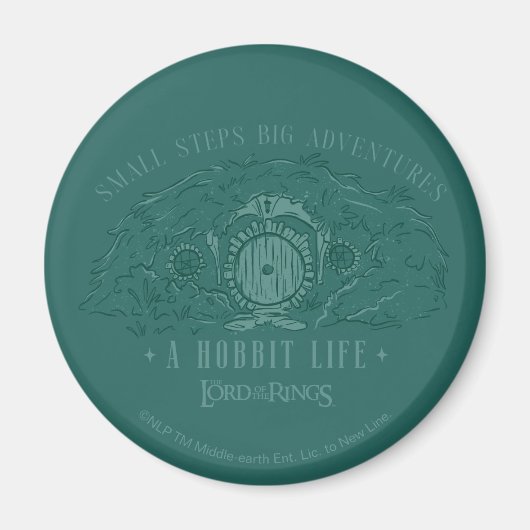 Aimant Petits pas, grandes aventures - Une vie de Hobbit (Devant)