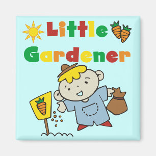 Aimant Petits T-shirts et cadeaux de jardinier de garçon
