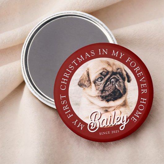 Aimant Pet's My First Christmas In Forever Home Modern