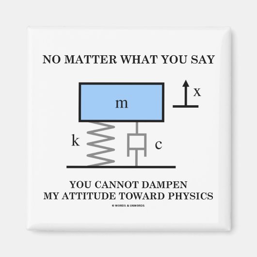 Aimant Peu Importe Ce Que Vous Dites Vous Ne Pouvez Pas A (Devant)