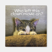 Aimant Peur De Clowns Fun Kitten Chat (Devant)