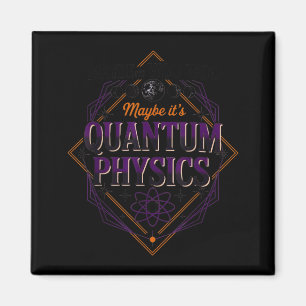 Aimant Peut-être Woo-woo Peut-être Femme de Physique Quan