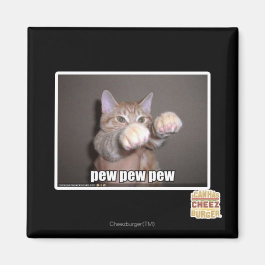 Aimant Pew pew pew (Devant)
