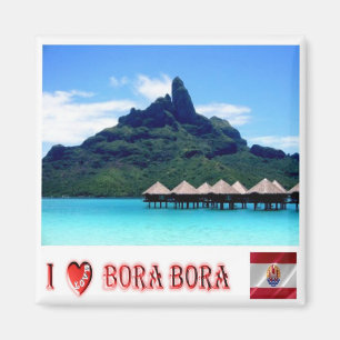 Aimant PF - Polynésie française - Bora Bora - Mont Oteman