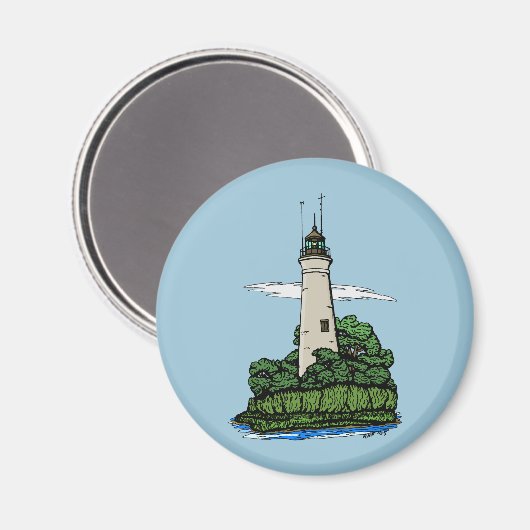 Aimant Phare (Recto/Verso)