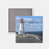 Aimant Phare à Peggy's Cove (Recto/Verso)