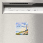 Aimant Phare Arc-en-Ciel Aquarelle Côtière (In Situ (Lave-vaisselle))