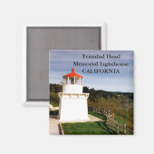 Aimant Phare commémoratif de Trinidad Head, California Ma (Recto/Verso)