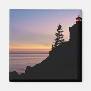 Aimant Phare de Bass Harbor sur l'île du Mont Désert,