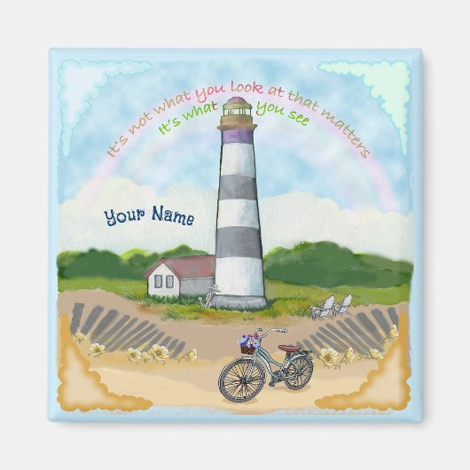 Aimant Phare de Bike Choice (Devant)