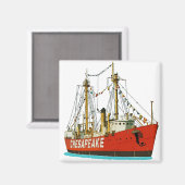 Aimant Phare de Chesapeake (Recto/Verso)