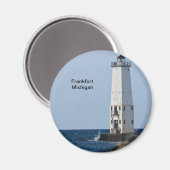 Aimant Phare de Frankfort Michigan (Recto/Verso)