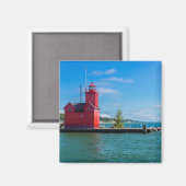 Aimant Phare de Holland Harbour (Recto/Verso)