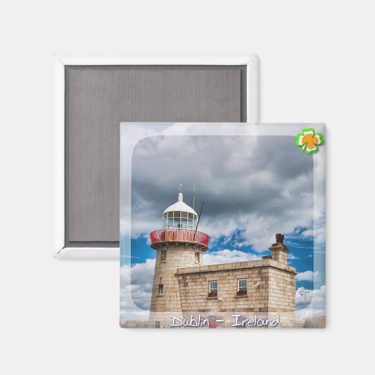 Aimant Phare de Howth (Recto/Verso)