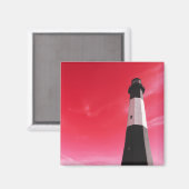Aimant phare de l'île de tybee (Recto/Verso)