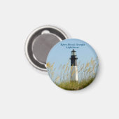Aimant Phare de l'île de Tybee (Recto/Verso)