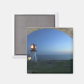Aimant phare de Lindesnes, point le plus méridional de la (Recto/Verso)