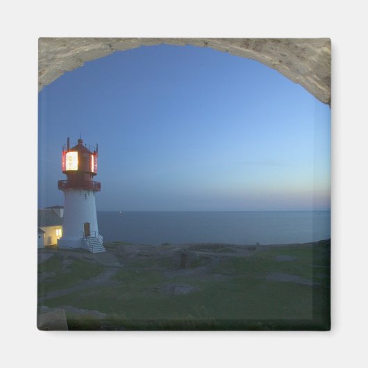 Aimant phare de Lindesnes, point le plus méridional de la (Devant)