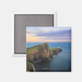 Aimant Phare de Neist Point sur Skye au coucher du soleil (Recto/Verso)
