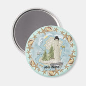 Aimant Phare de New Jersey Shells (Recto/Verso)