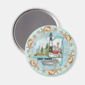 Aimant Phare de New York Shells (Recto/Verso)