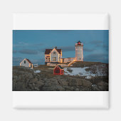 Aimant Phare de Nubble à Noël (Devant)