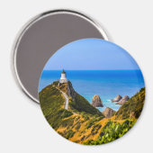Aimant Phare de Nugget Point, Nouvelle-Zélande (Recto/Verso)