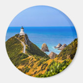 Aimant Phare de Nugget Point, Nouvelle-Zélande (Devant)
