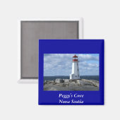 Aimant Phare de Peggy's Cove (Recto/Verso)
