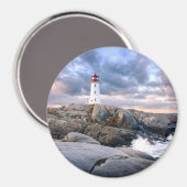 Aimant Phare de Peggy's Cove (Recto/Verso)