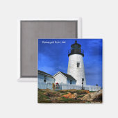 Aimant Phare de Pemaquid (Recto/Verso)