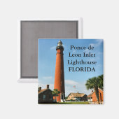Aimant Phare de Ponce de Leon Inlet, Floride (Recto/Verso)
