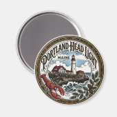 Aimant Phare de Portland Head USA (Recto/Verso)