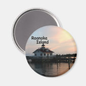 Aimant Phare de Roanoke Island (Recto/Verso)