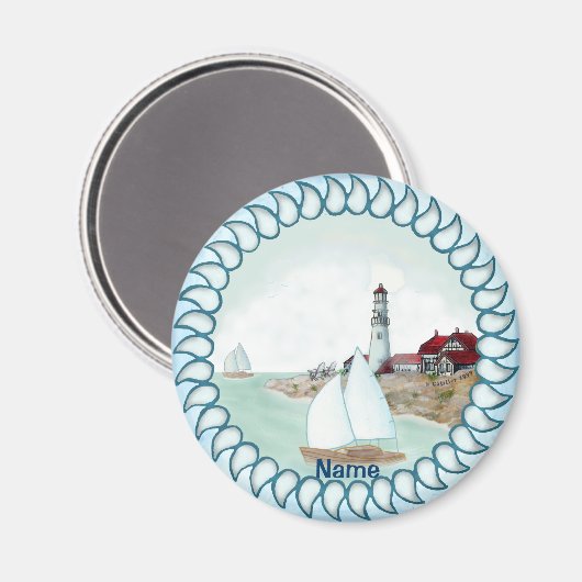 Aimant Phare de Rocky (Recto/Verso)