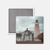 Aimant Phare de Sandy Hook (Recto/Verso)
