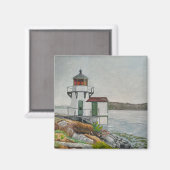 Aimant Phare de Squirrel Point (Recto/Verso)