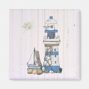 Aimant Phare de Vintage