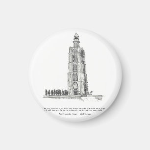 Aimant Phare de Westkapelle Hoog Pays-Bas