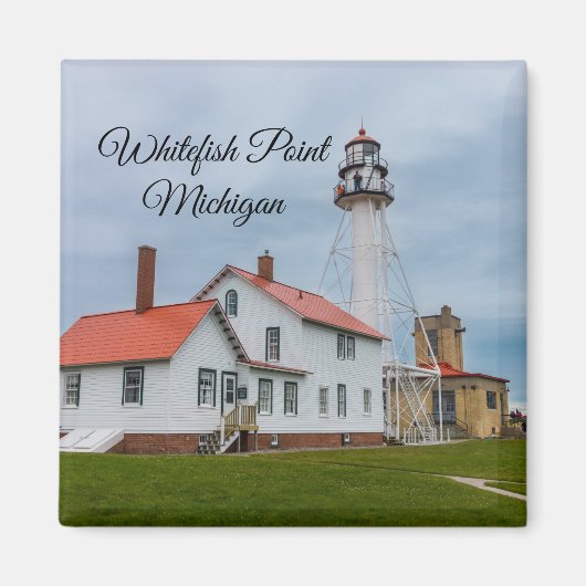 Aimant Phare de Whitefish Point (Devant)