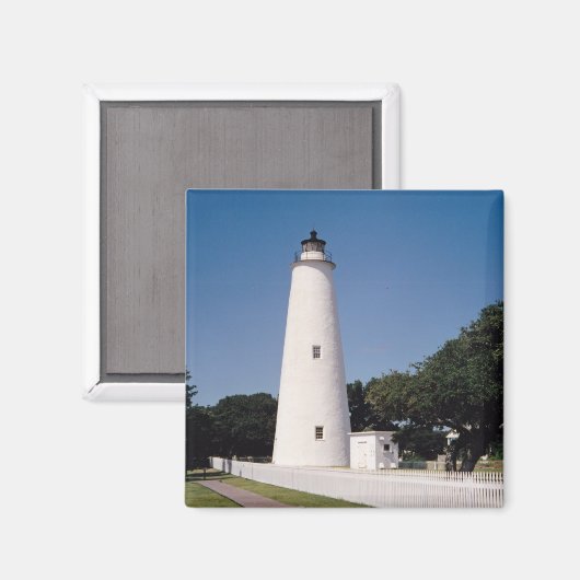 Aimant Phare d'Ocracoke (Recto/Verso)