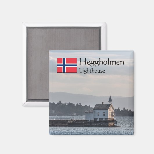 Aimant Phare d'Oslo (Recto/Verso)