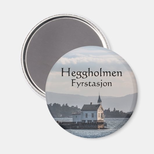 Aimant Phare d'Oslo (Recto/Verso)