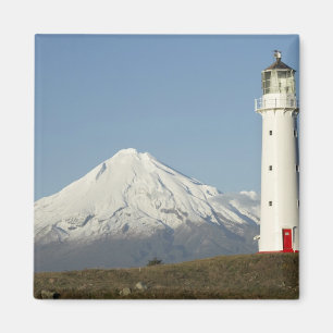 Aimant Phare du cap Egmont et mont Taranaki / Mt