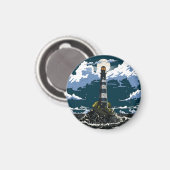 Aimant Phare la nuit (Recto/Verso)