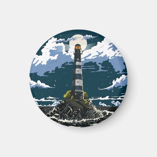 Aimant Phare la nuit (Devant)